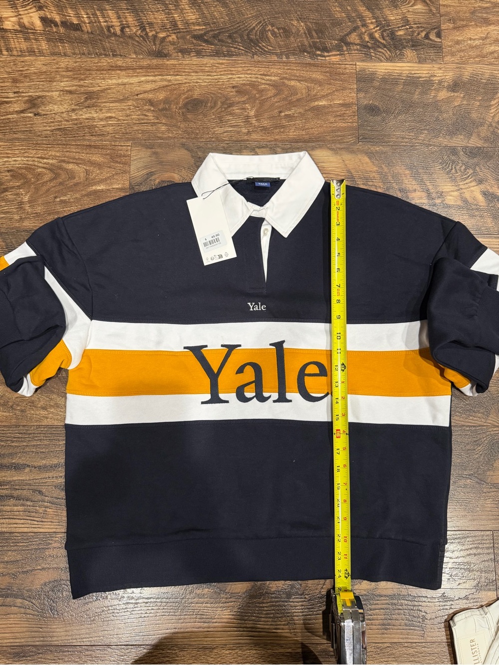 Women’s Navy & Gold Rugby Polo Shirt